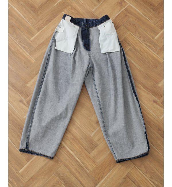 journal standard luxe「13OZデニム タックラウンドパンツ」|デニム|