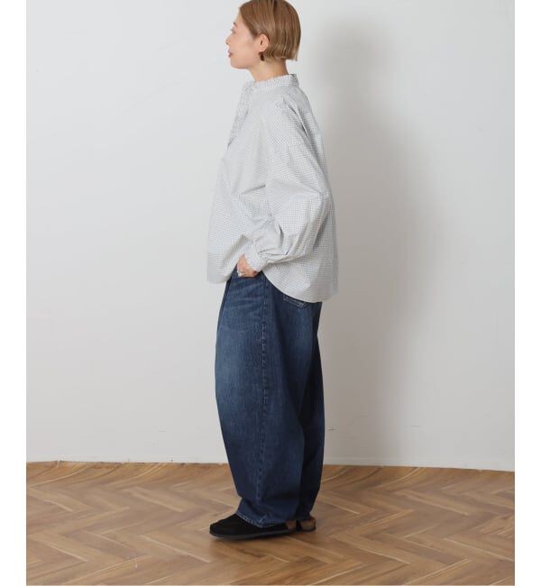 journal standard luxe「13OZデニム タックラウンドパンツ」|デニム|