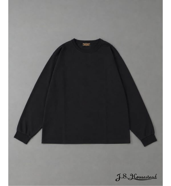 J.S.Homestead「J.S.Homestead / 16バンBD カットダウン」|Tシャツ・カットソー|ブラック