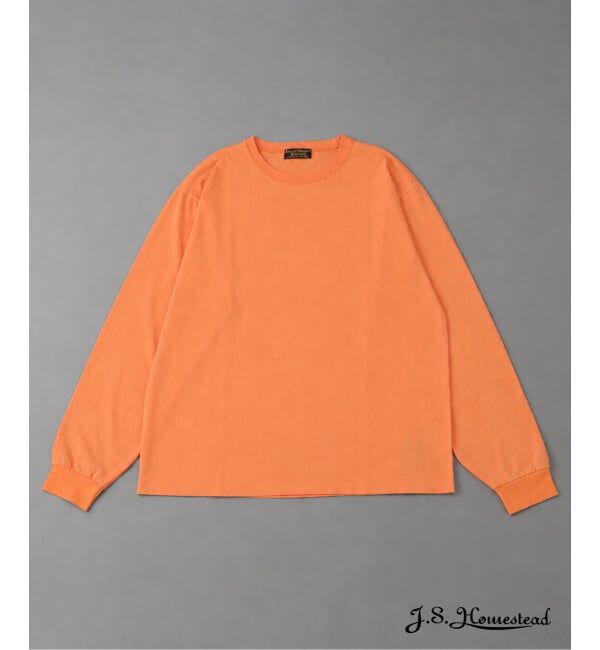 J.S.Homestead「J.S.Homestead / 16バンBD カットダウン」|Tシャツ・カットソー|オレンジ