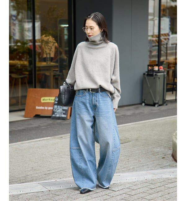 JOURNAL STANDARD「《予約》12oz DENIM コクーンパンツ」|デニム|