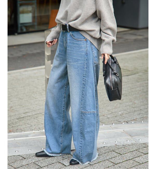 JOURNAL STANDARD「《予約》12oz DENIM コクーンパンツ」|デニム|