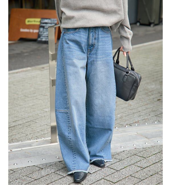 JOURNAL STANDARD「《予約》12oz DENIM コクーンパンツ」|デニム|