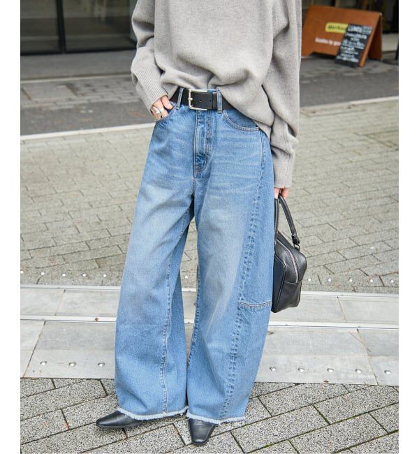 JOURNAL STANDARD「《予約》12oz DENIM コクーンパンツ」|デニム|