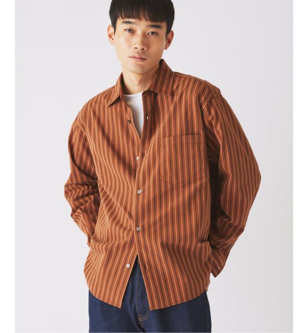 JOURNAL STANDARD relume「《予約》JAMES FABRIC/ジェームスファブリック ピーチ ストライプシャツ」|シャツ・ブラウス|