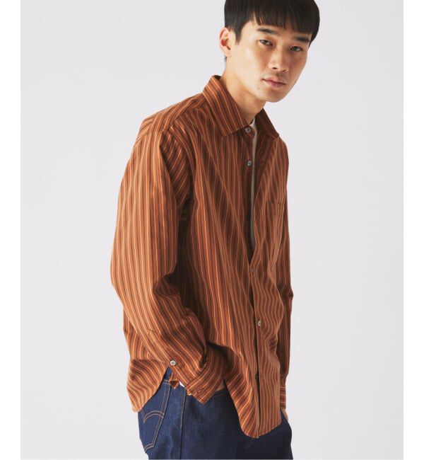 JOURNAL STANDARD relume「《予約》JAMES FABRIC/ジェームスファブリック ピーチ ストライプシャツ」|シャツ・ブラウス|