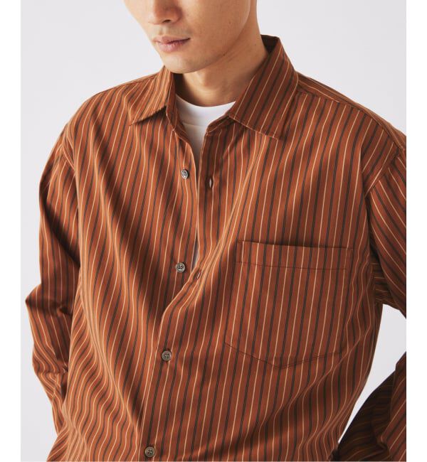 JOURNAL STANDARD relume「《予約》JAMES FABRIC/ジェームスファブリック ピーチ ストライプシャツ」|シャツ・ブラウス|