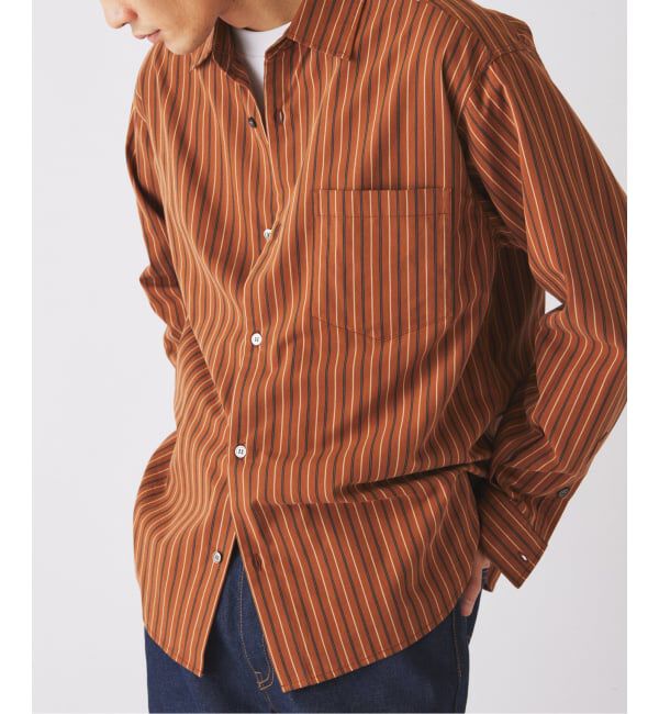 JOURNAL STANDARD relume「《予約》JAMES FABRIC/ジェームスファブリック ピーチ ストライプシャツ」|シャツ・ブラウス|