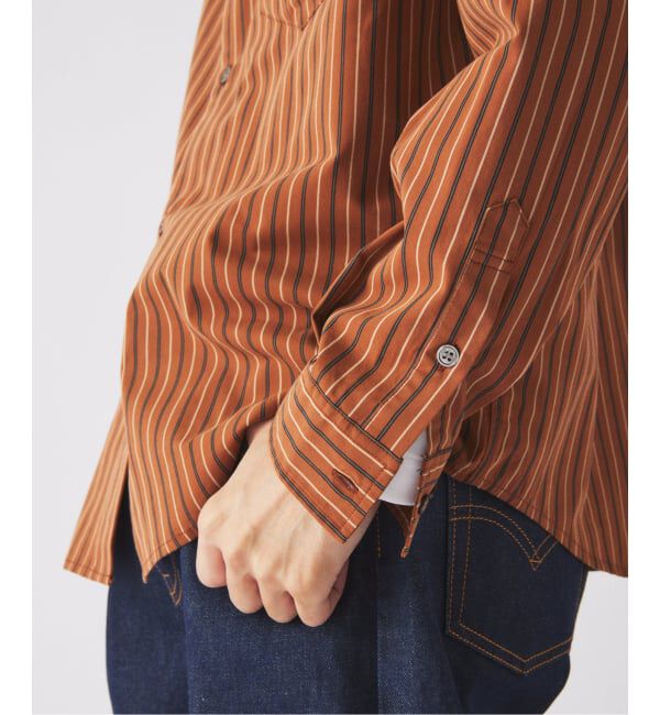 JOURNAL STANDARD relume「《予約》JAMES FABRIC/ジェームスファブリック ピーチ ストライプシャツ」|シャツ・ブラウス|