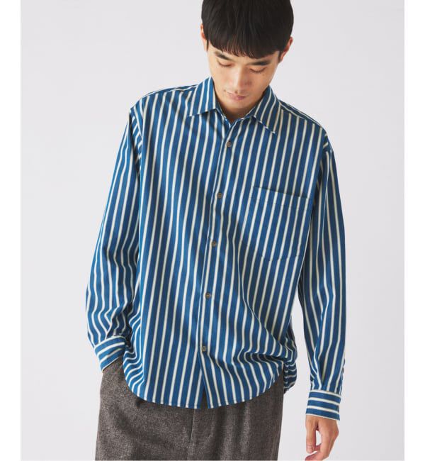 JOURNAL STANDARD relume「《予約》JAMES FABRIC/ジェームスファブリック ピーチ ストライプシャツ」|シャツ・ブラウス|