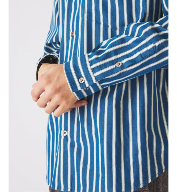 JOURNAL STANDARD relume「《予約》JAMES FABRIC/ジェームスファブリック ピーチ ストライプシャツ」|シャツ・ブラウス|