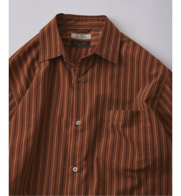 JOURNAL STANDARD relume「《予約》JAMES FABRIC/ジェームスファブリック ピーチ ストライプシャツ」|シャツ・ブラウス|