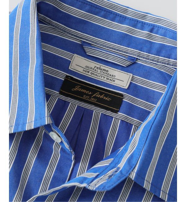 JOURNAL STANDARD relume「《予約》JAMES FABRIC/ジェームスファブリック ピーチ ストライプシャツ」|シャツ・ブラウス|