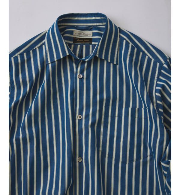 JOURNAL STANDARD relume「《予約》JAMES FABRIC/ジェームスファブリック ピーチ ストライプシャツ」|シャツ・ブラウス|