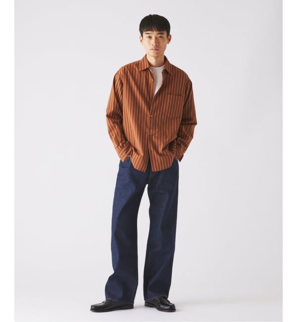 JOURNAL STANDARD relume「《予約》JAMES FABRIC/ジェームスファブリック ピーチ ストライプシャツ」|シャツ・ブラウス|