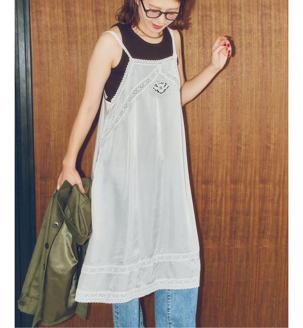 Spick and Span「ARCHIVE STANCE / アーカイブスタンス cupro lace slip dress」|ワンピース|