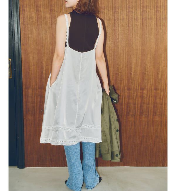 Spick and Span「ARCHIVE STANCE / アーカイブスタンス cupro lace slip dress」|ワンピース|