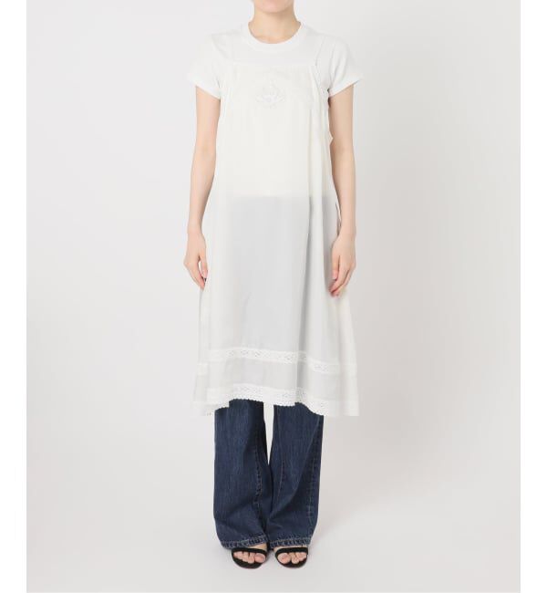 Spick and Span「ARCHIVE STANCE / アーカイブスタンス cupro lace slip dress」|ワンピース|