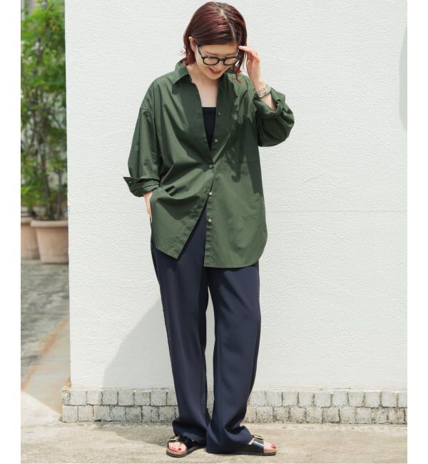 Spick and Span「《WEB限定 / 追加3予約》50コットンオーバーシャツ」|シャツ・ブラウス|