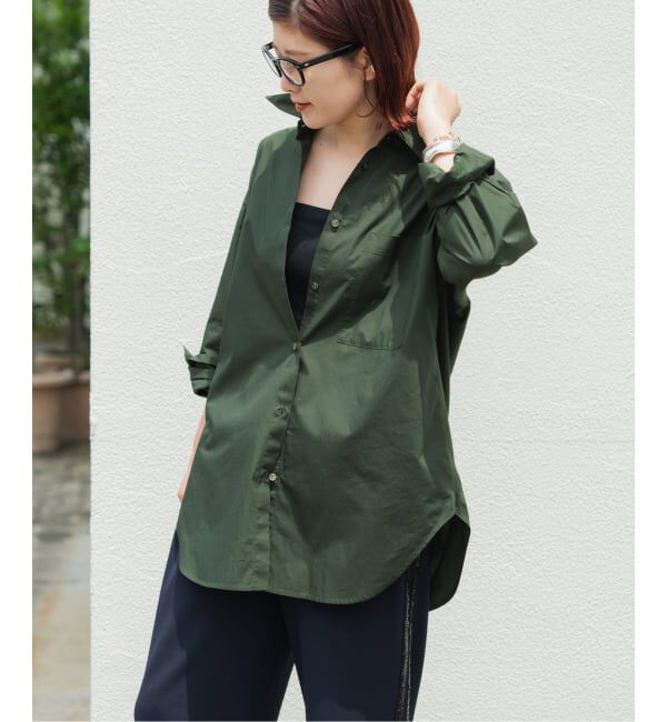 Spick and Span「《WEB限定 / 追加3予約》50コットンオーバーシャツ」|シャツ・ブラウス|