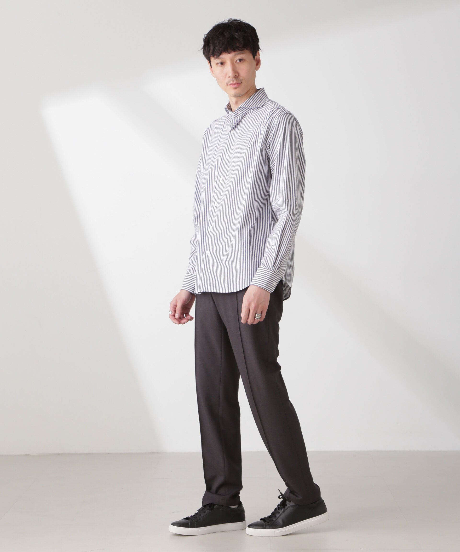 nano･universe「「N TROUSERS PREMIUM」IN DRY カノコストレッチパンツ(セットアップ可)」|スーツ|
