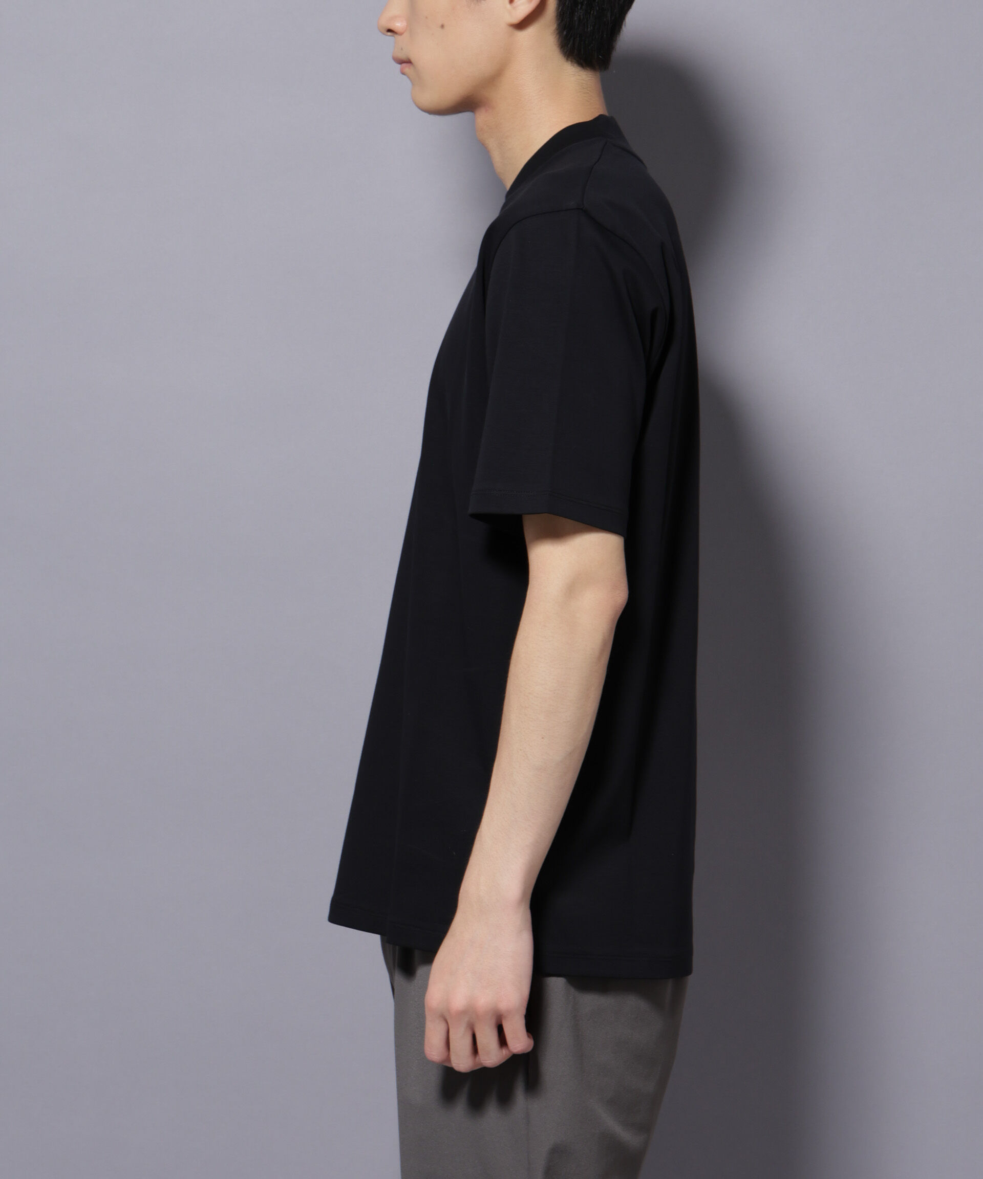nano･universe「ジャケT(R) プレミアム クルーネック 半袖」|Tシャツ・カットソー|