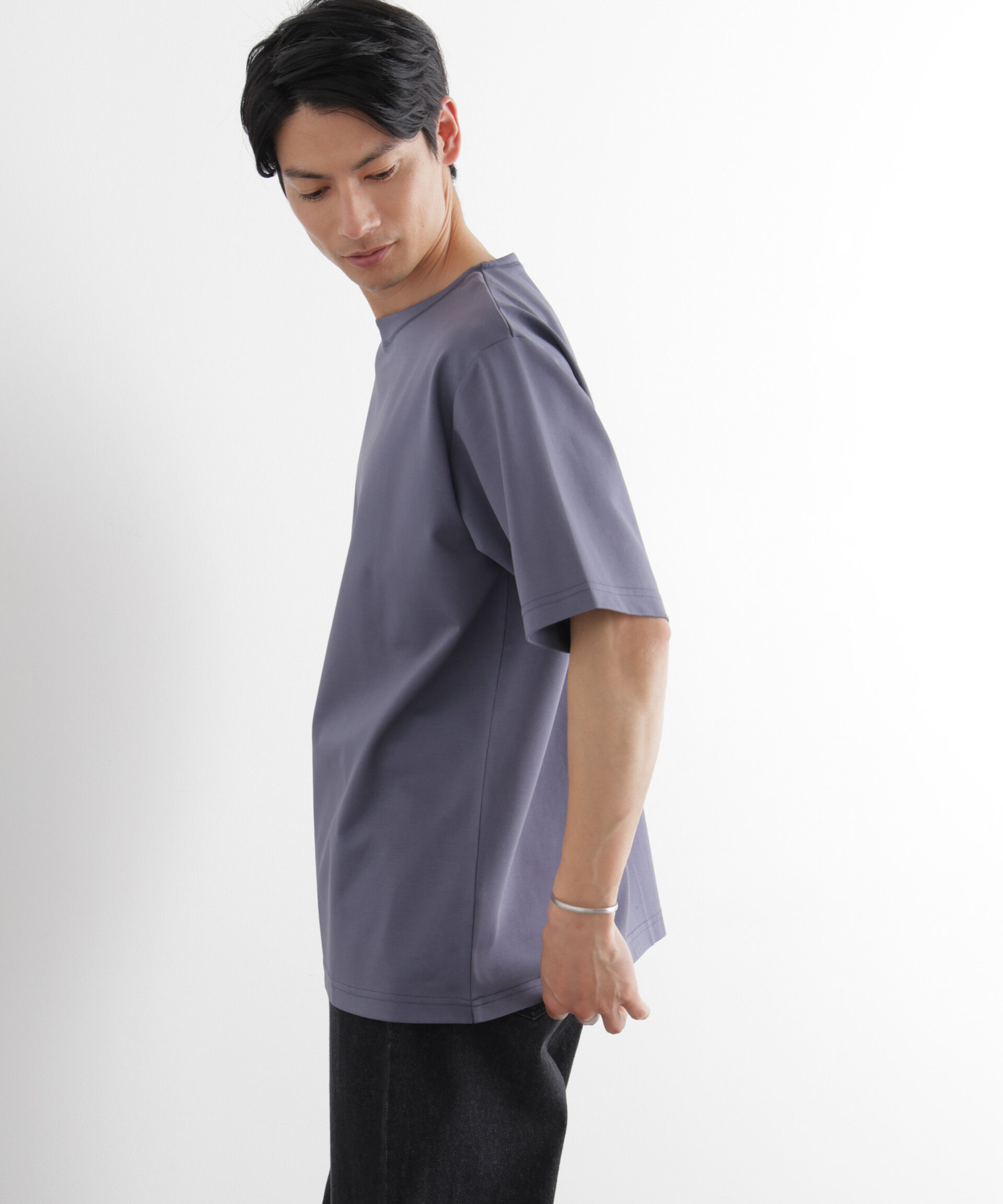 NANO universe「モクロディ ボートネック Tシャツ」|Tシャツ・カットソー|