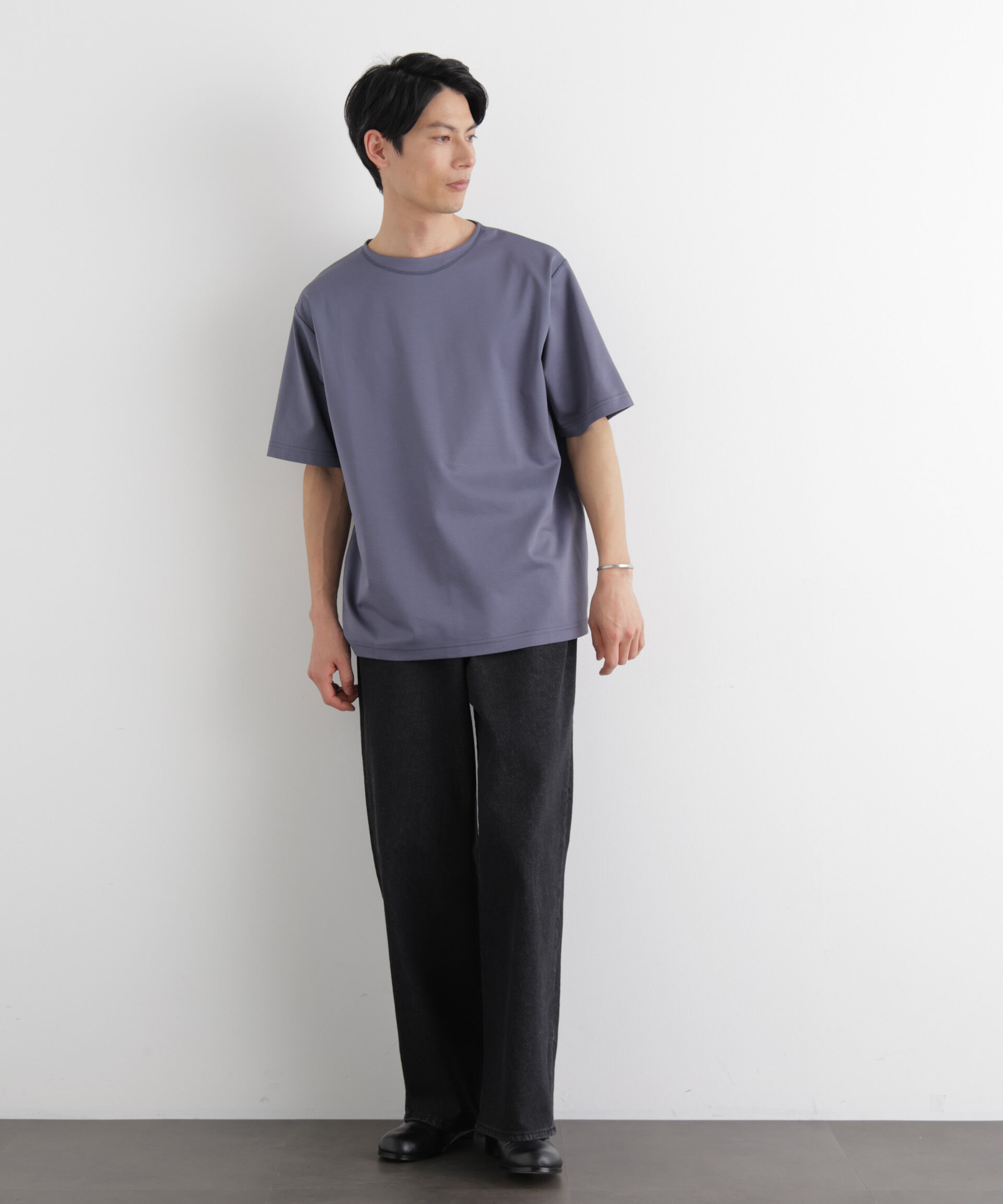 NANO universe「モクロディ ボートネック Tシャツ」|Tシャツ・カットソー|