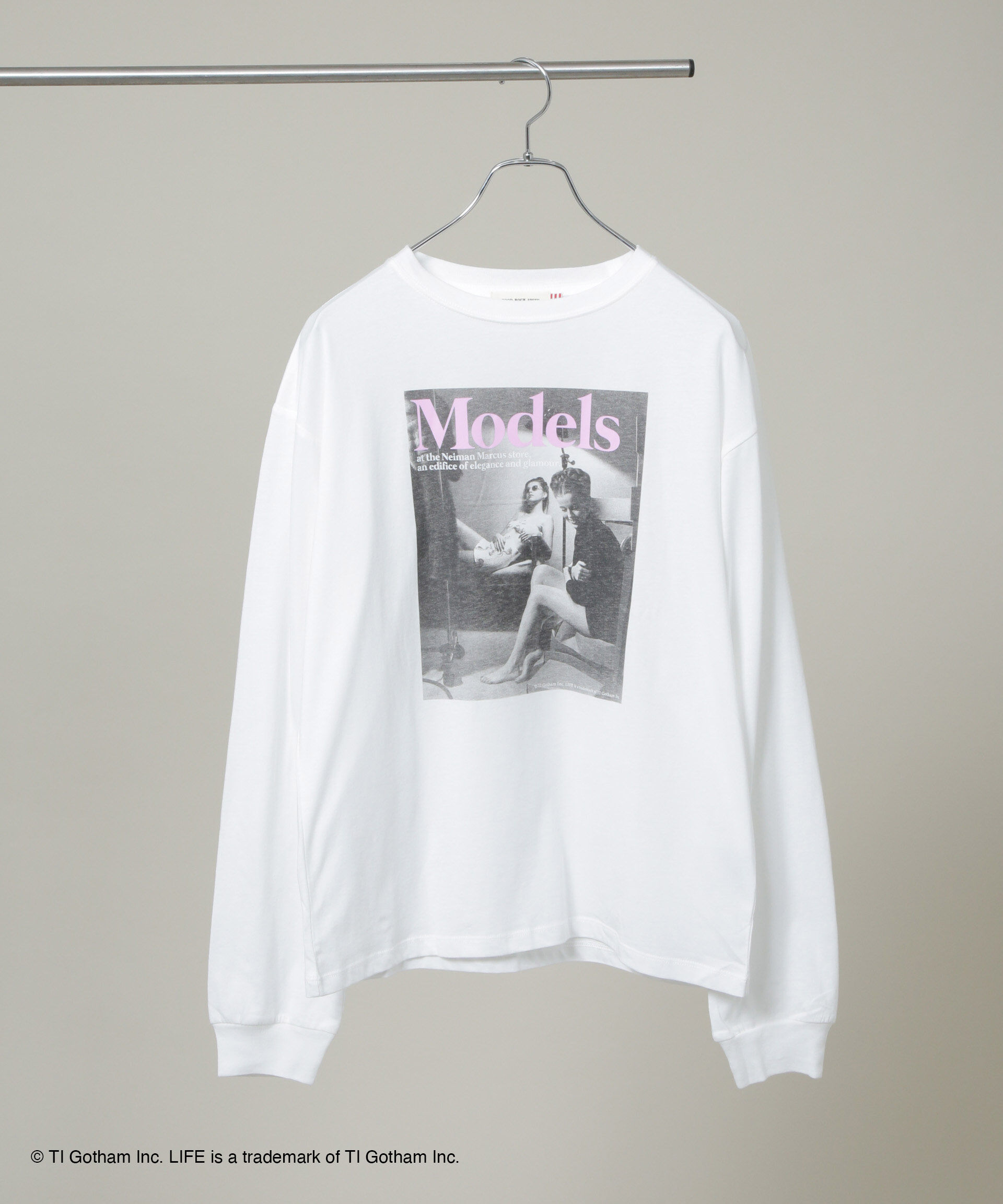 NANO universe「GOOD ROCK SPEED/LIFE PICTURE COLLECTION LS shirts Models」|Tシャツ・カットソー|ホワイト