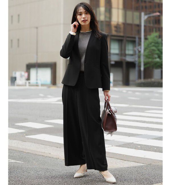 ANY SIS「ビューティサーモ2WAYストレッチ ワイドパンツ」|その他|