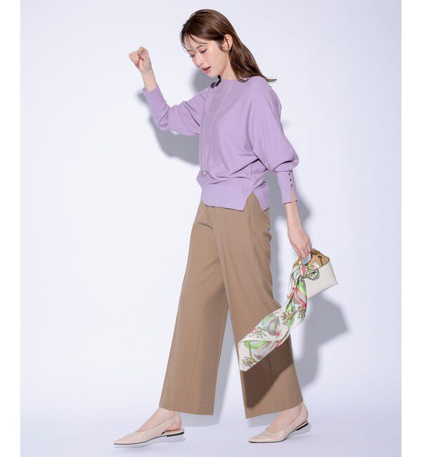 ANY SIS「ビューティサーモ2WAYストレッチ ワイドパンツ」|その他|