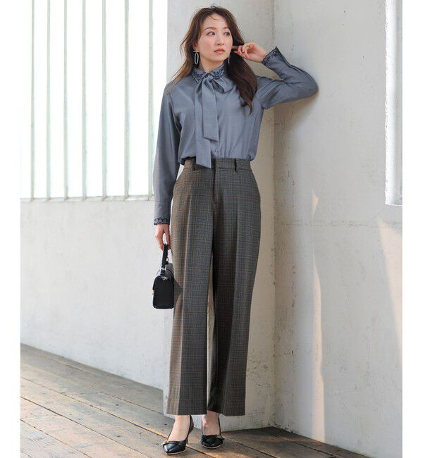 ANY SIS「ビューティサーモ2WAYストレッチ ワイドパンツ」|その他|
