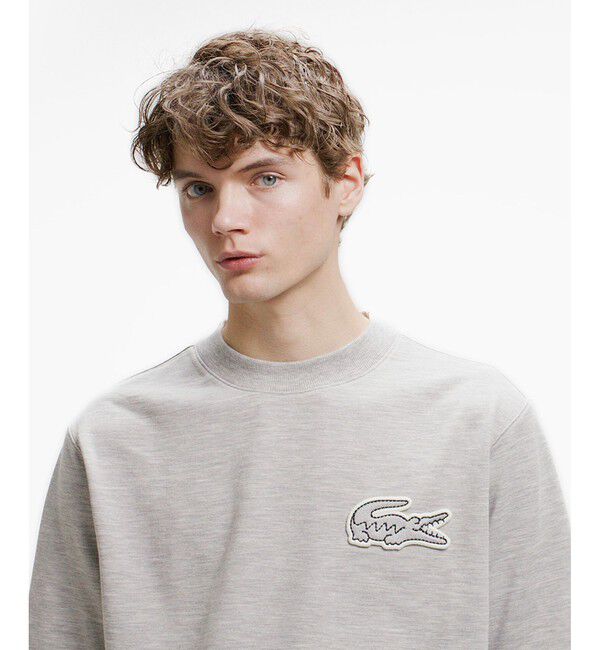 LACOSTE「オーバーサイズクロックエンブレム 半袖スウェット」|スウェット・ジャージ|