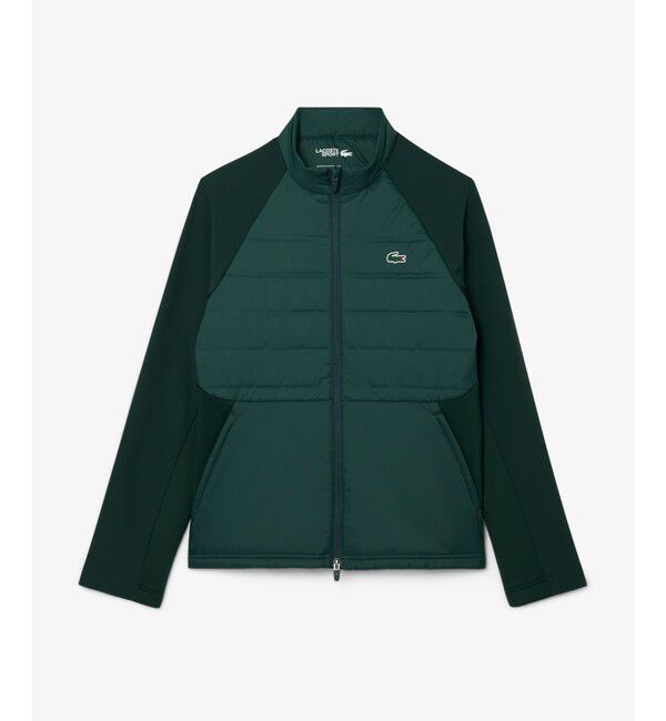 LACOSTE「防風 ハイネックキルティングナイロンゴルフジャケット」|スウェット・ジャージ|