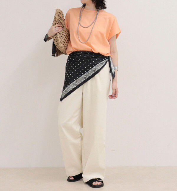 fredy emue「シルケットタックデザインTシャツ」|Tシャツ・カットソー|