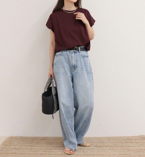 fredy emue「シルケットタックデザインTシャツ」|Tシャツ・カットソー|