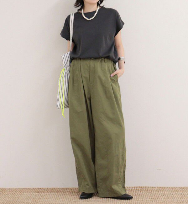 fredy emue「シルケットタックデザインTシャツ」|Tシャツ・カットソー|