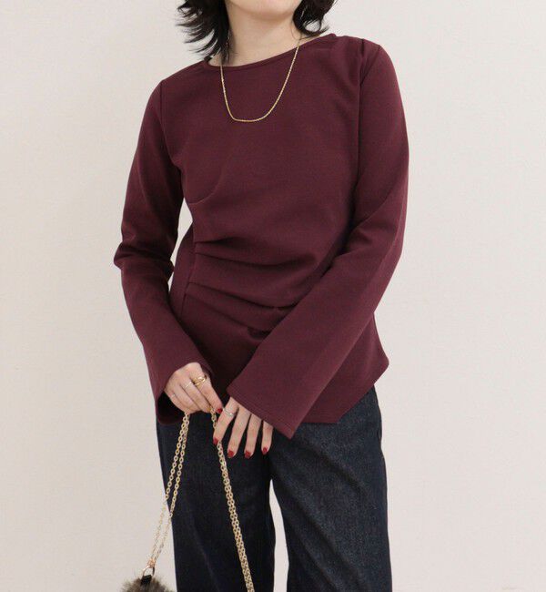 fredy emue「アシメデザインポンチブラウス」|Tシャツ・カットソー|