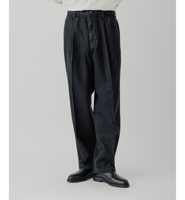 ADAM ET ROPE'「ワイド イージー デニムパンツ / ADAM ET ROPE' JEANS -GRID-」|デニム|