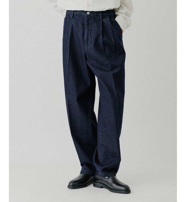 ADAM ET ROPE'「ワイド イージー デニムパンツ / ADAM ET ROPE' JEANS -GRID-」|デニム|