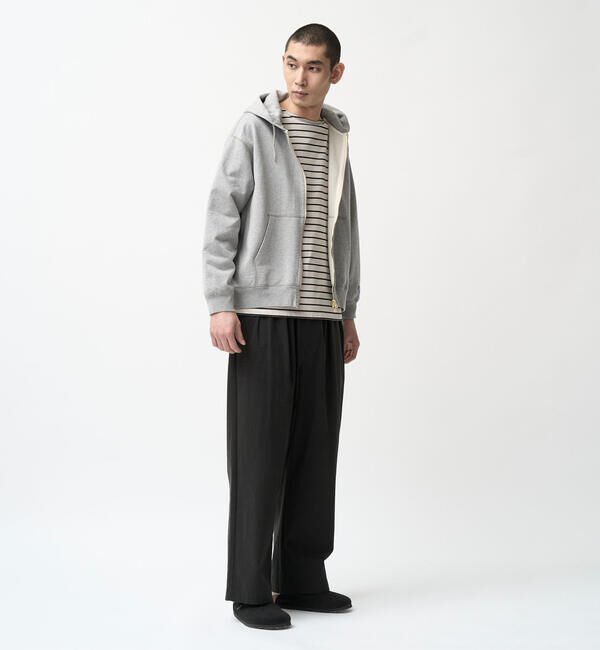 ORCIVAL「ORCIVAL | コットン裏毛 スウェットダブルジップパーカー MEN」|パーカー|