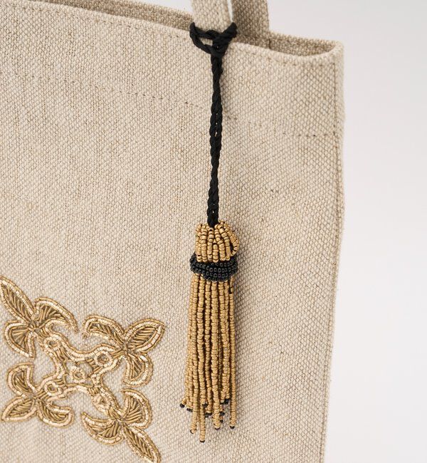  「【インド刺繍】ミニトートバッグ」|トートバッグ|