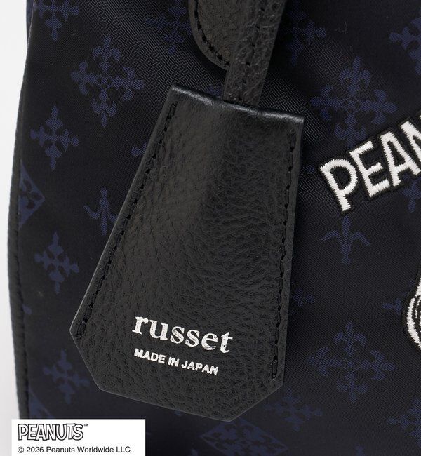  「《PEANUTS&times;russet》ナイロンジャガードミニボストンバッグ」|ボストンバッグ|