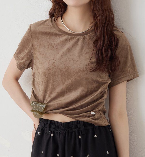  「ベロアTシャツ」|Tシャツ・カットソー|