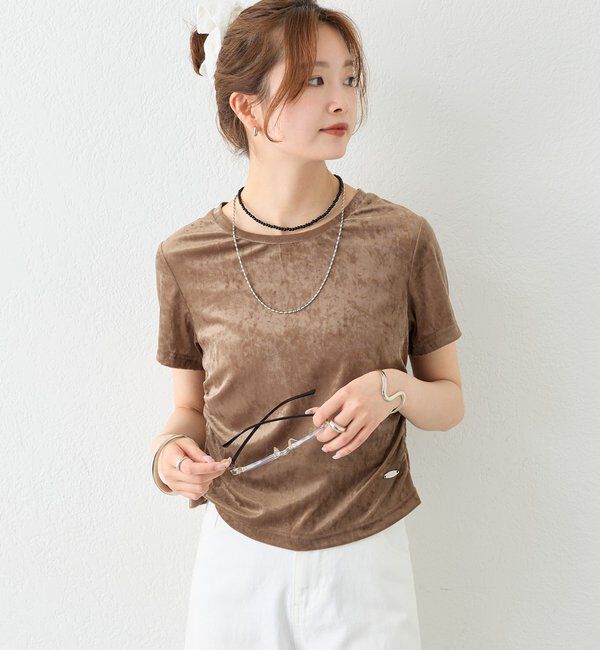  「ベロアTシャツ」|Tシャツ・カットソー|