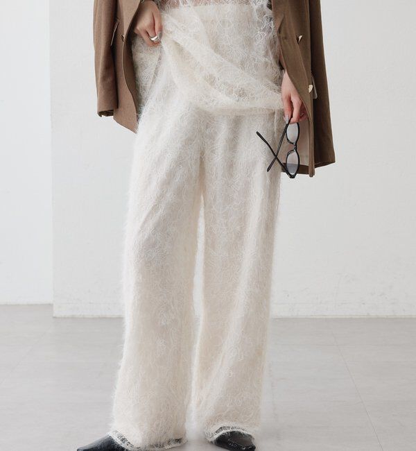  「アソートレースイージーパンツ」|チノ|ホワイトその他2