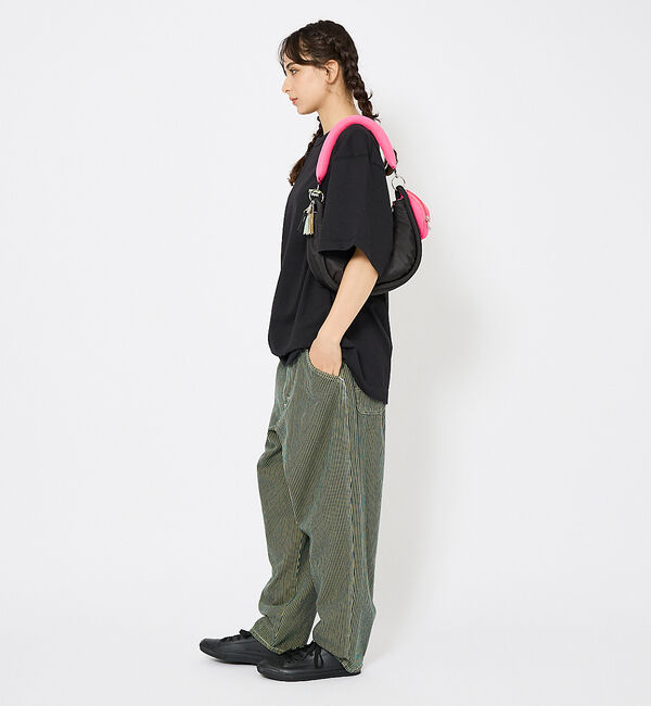 ABAHOUSE「【Lee/リー】DUNGAREES ワイドペインターパンツ/ユニセックス」|デニム|