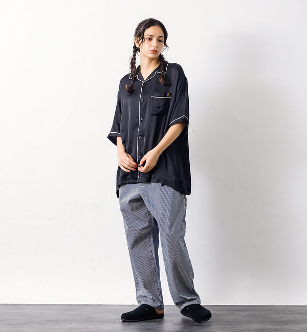 ABAHOUSE「【Lee/リー】DUNGAREES ワイドペインターパンツ/ユニセックス」|デニム|