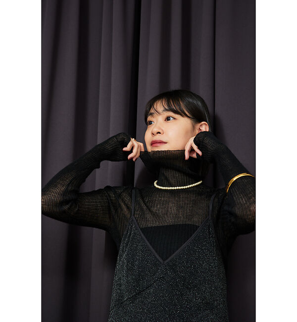 Rouge vif「【Caline Paris /カリーヌパリ 】 パールネックレス」|ネックレス|