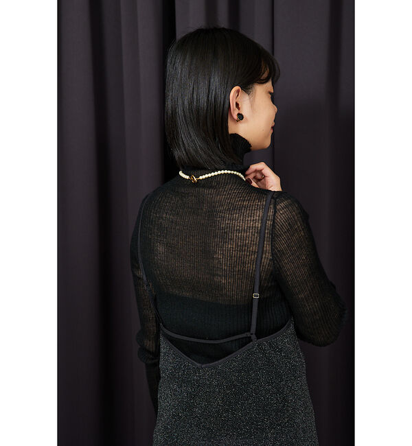 Rouge vif「【Caline Paris /カリーヌパリ 】 パールネックレス」|ネックレス|